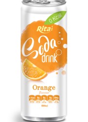 330ml Soda drink Orange Flavour 2